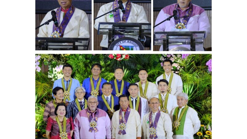 Newly-Elected Officials in Baguio Take Oath