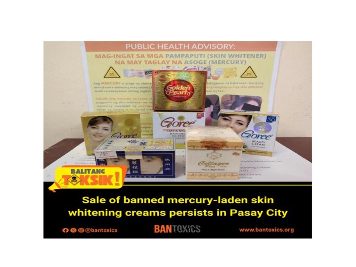 Banned Mercury-Laden Skin Whitening Creams Still Sold in Pasay City