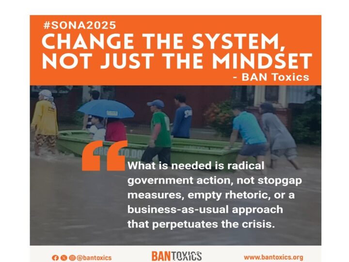 BAN Toxics to PBBM: Change the System, Not Just the Way We Think