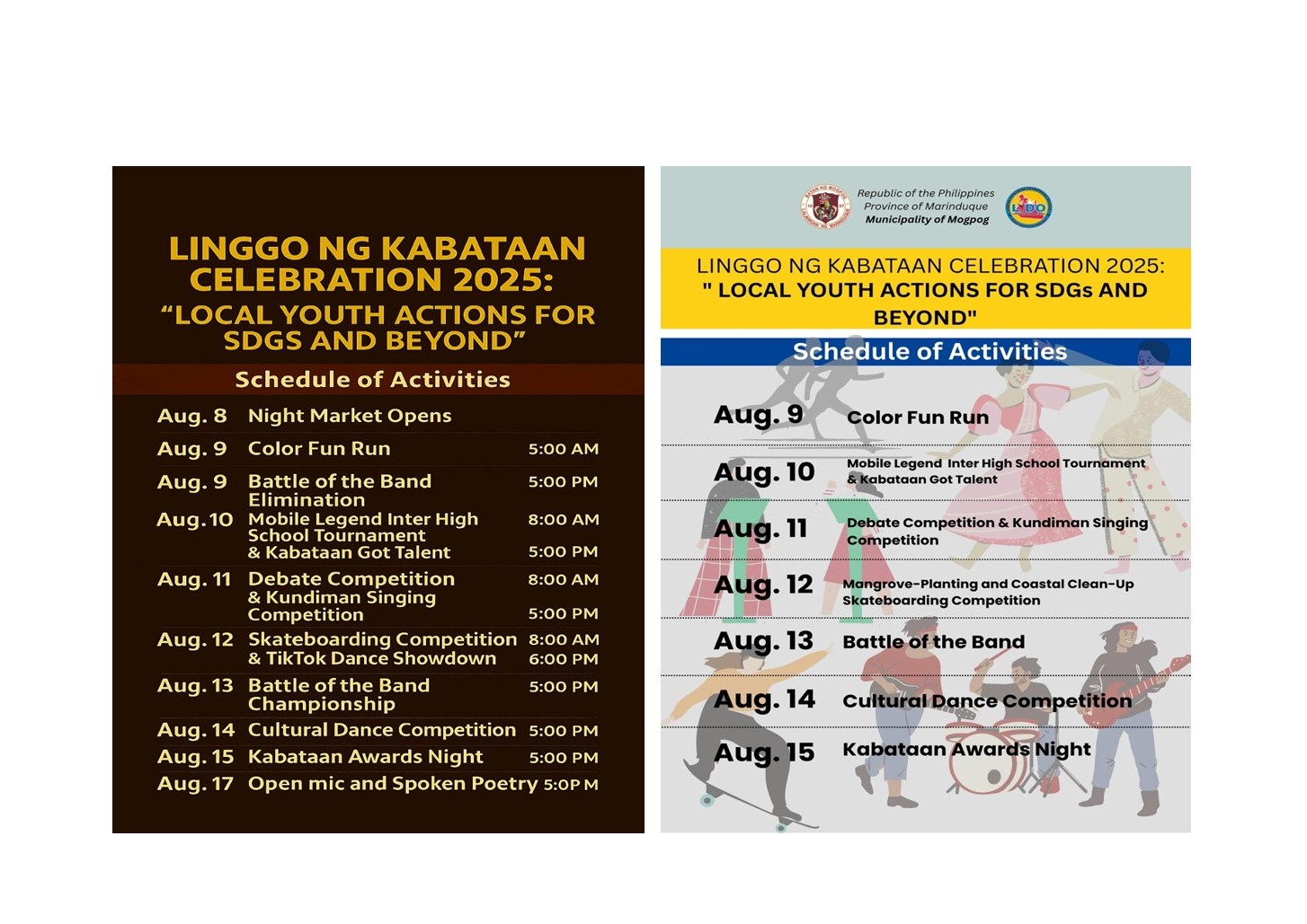 “Ganire kami sa Mogpog” pagpoposisyon sa potensyal ng Kabataang Mogpogueño sa isla