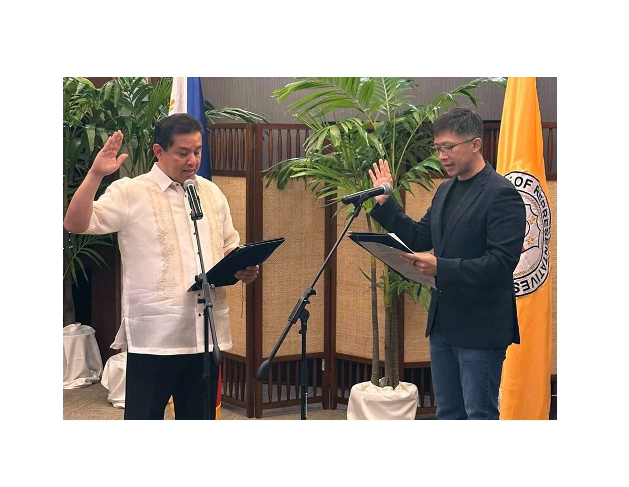 “New Chapter Begins: Cong. Eric Go Yap Takes Oath”
