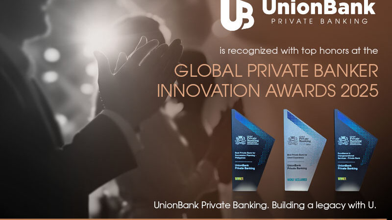 UnionBank Private Banking Clinches Top Honors in Wealth and Legacy Planning from Global Private Banker