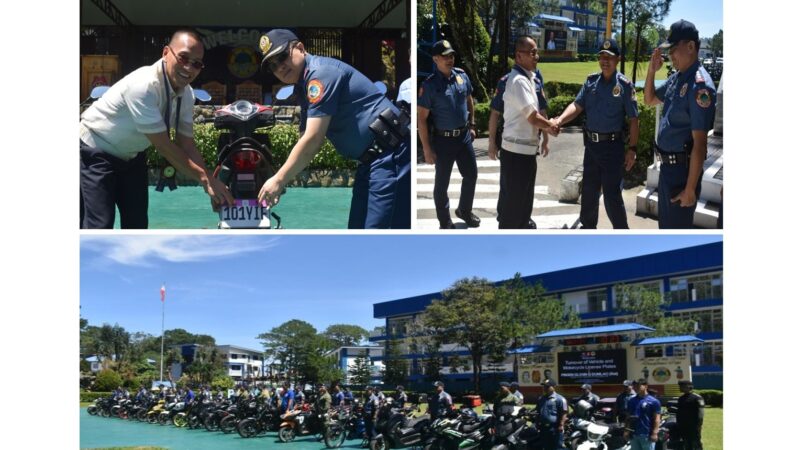 DOTr-CAR Delivers Motorcycle Plates to PRO CAR Personnel under OPLAN WARAS PLAKA