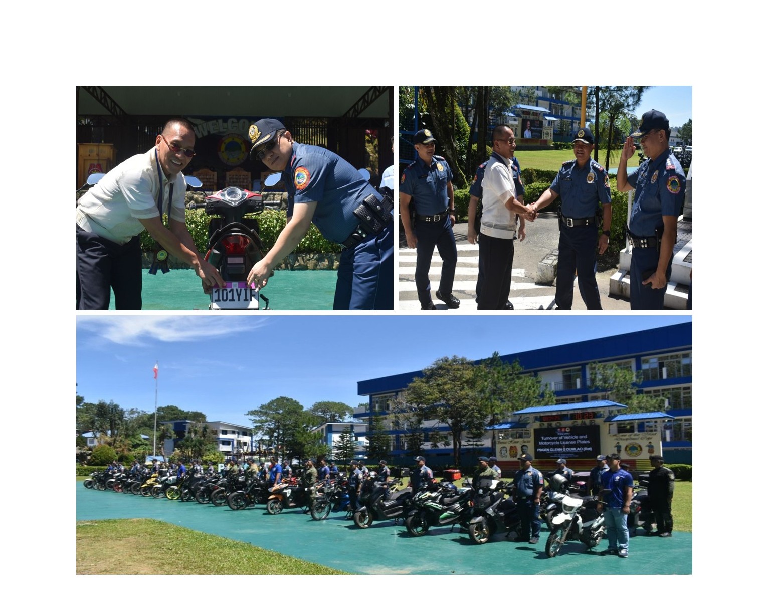 DOTr-CAR Delivers Motorcycle Plates to PRO CAR Personnel under OPLAN WARAS PLAKA