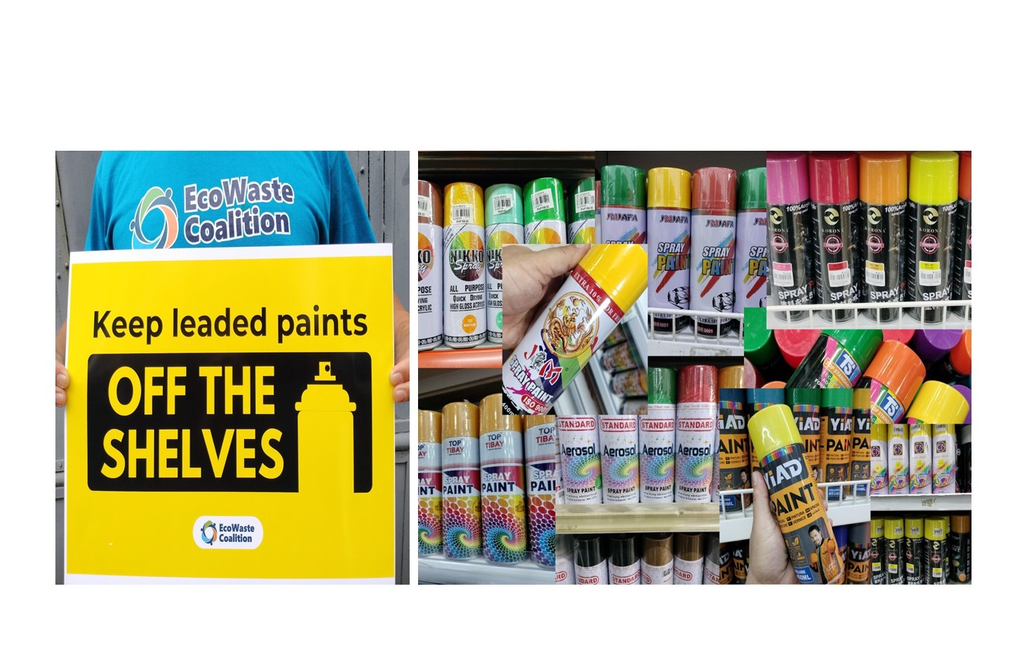 EcoWaste Coalition Calls on Stores to Take Illegal Lead-Containing Paints Off the Shelves