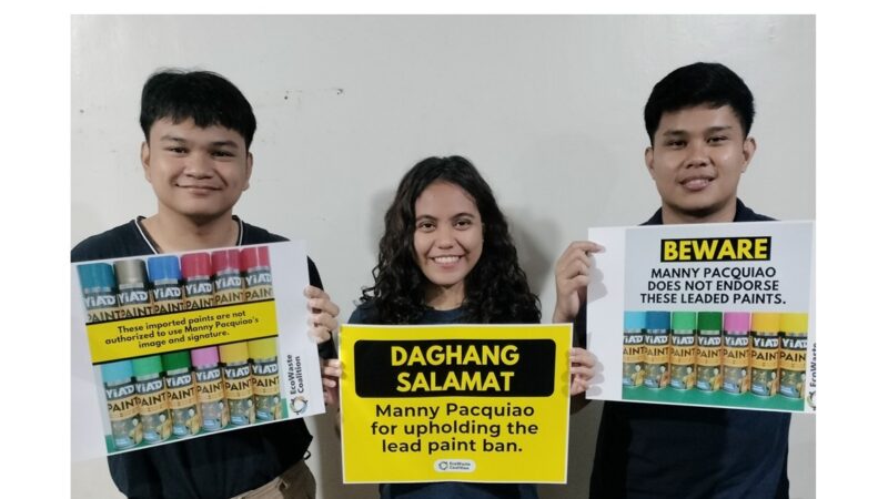 Boxing Icon and former Senator Manny Pacquiao Dissociates from China-made lead-containing Paints