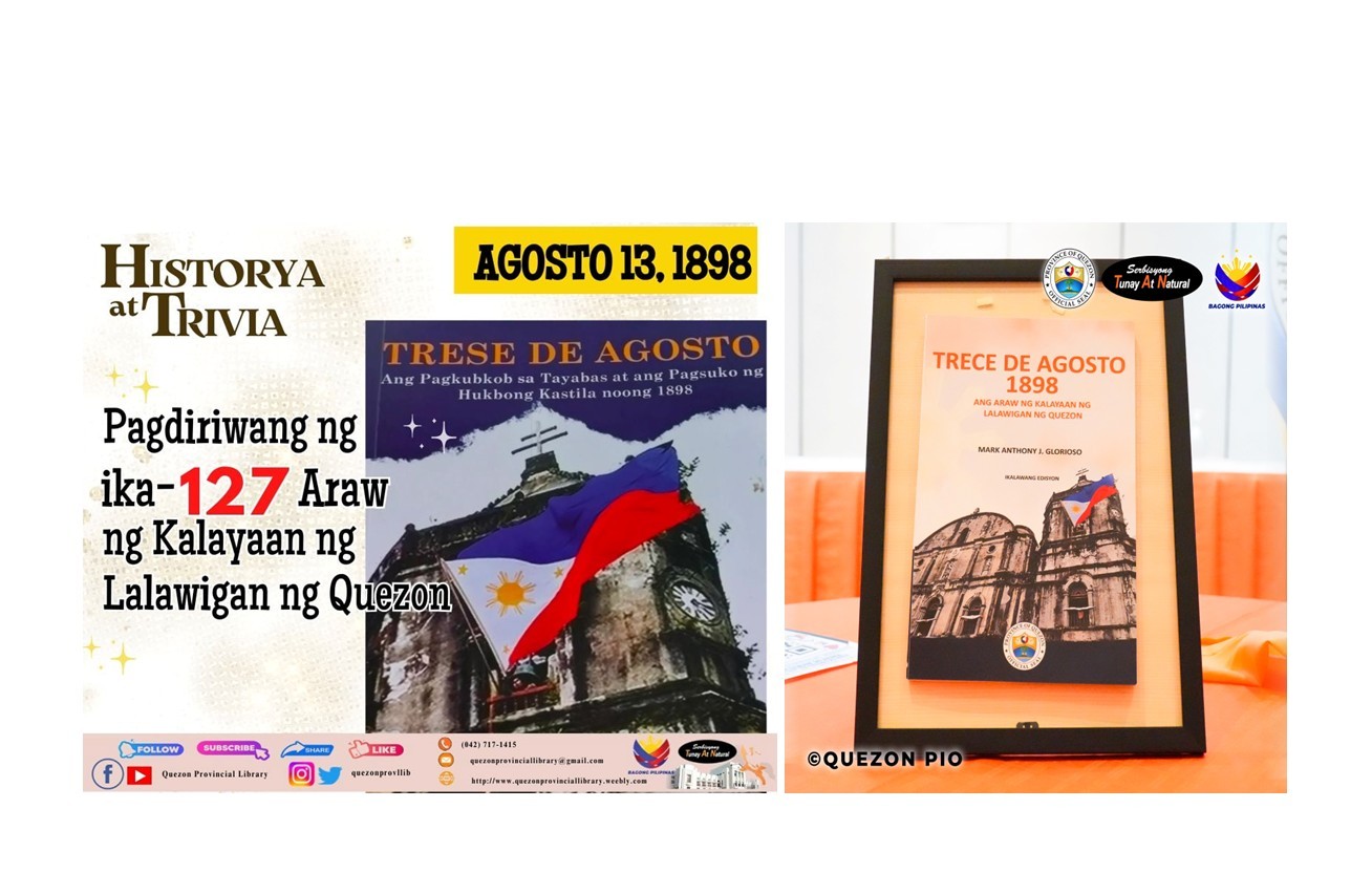 Quezon Province honors the 127th Araw ng Kalayaan, Trece de Octubre, with Book Launch