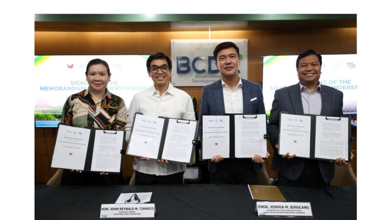 BCDA, PHILTA to establish a tennis center in New Clark City