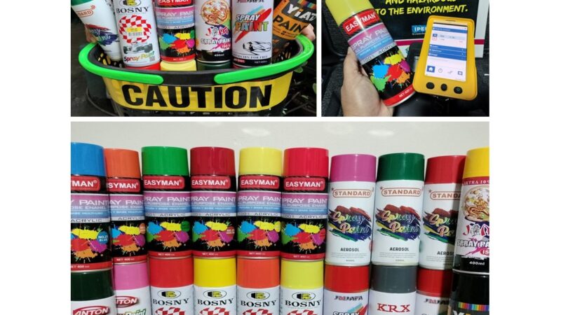 20 Lead-Containing Imported Spray Paints Up for Confirmatory Tests