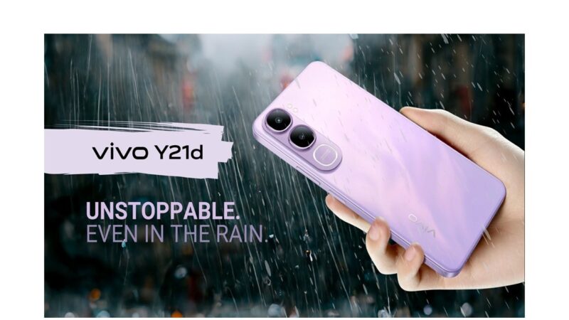 vivo Y21d: Toughest smartphone for rainy days