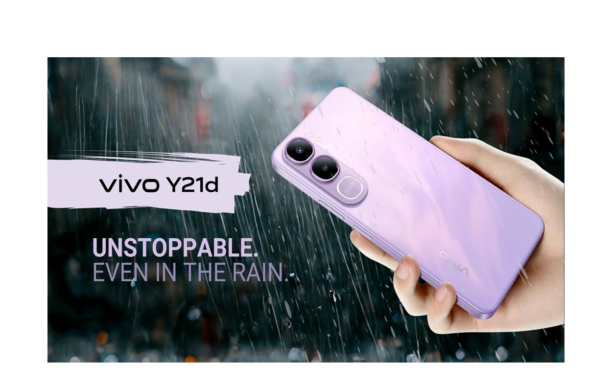 vivo Y21d: Toughest smartphone for rainy days