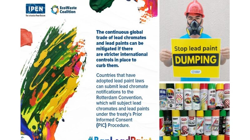 Civil Society and Industry Groups Put Consumers on Guard against 228 Imported Paints with High Lead Content