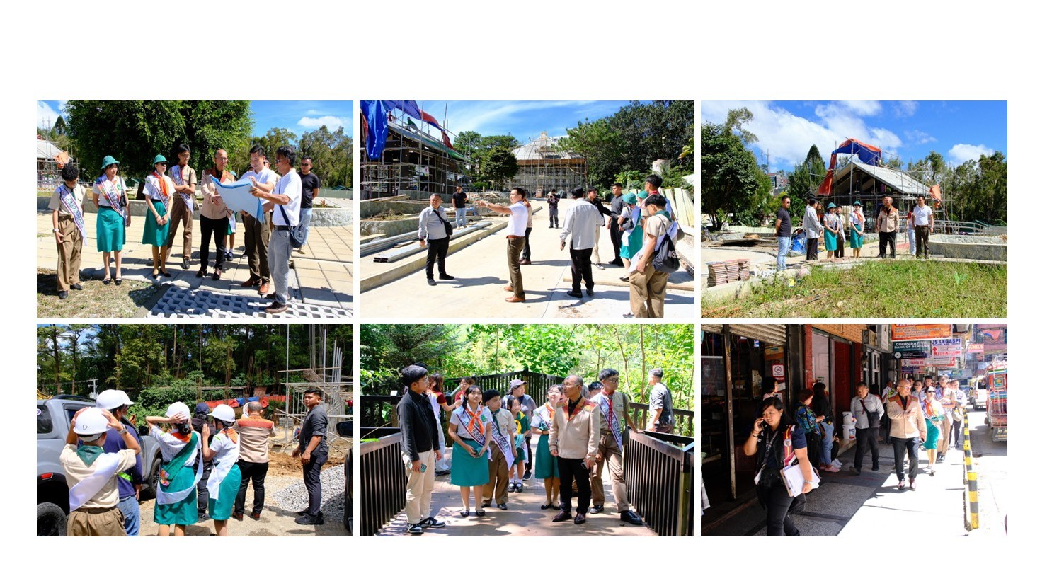 MAYOR HOLDS INSPECTION OF PARKS, INFRA PROJECTS WITH SCOUT OFFICIALS