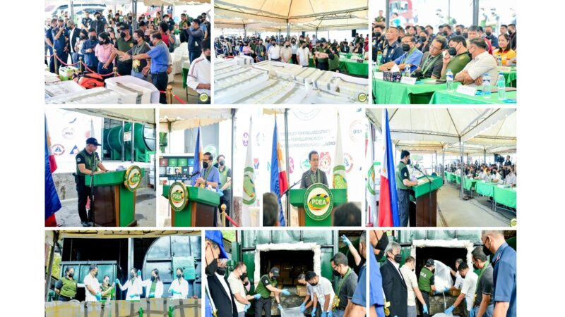 PDEA Sinunog ang P16-Bilyong Halaga ng Ipinagbabawal na Droga — Ikalawa sa Pinakamalaki sa Kasaysayan ng Kampanya Laban sa Droga