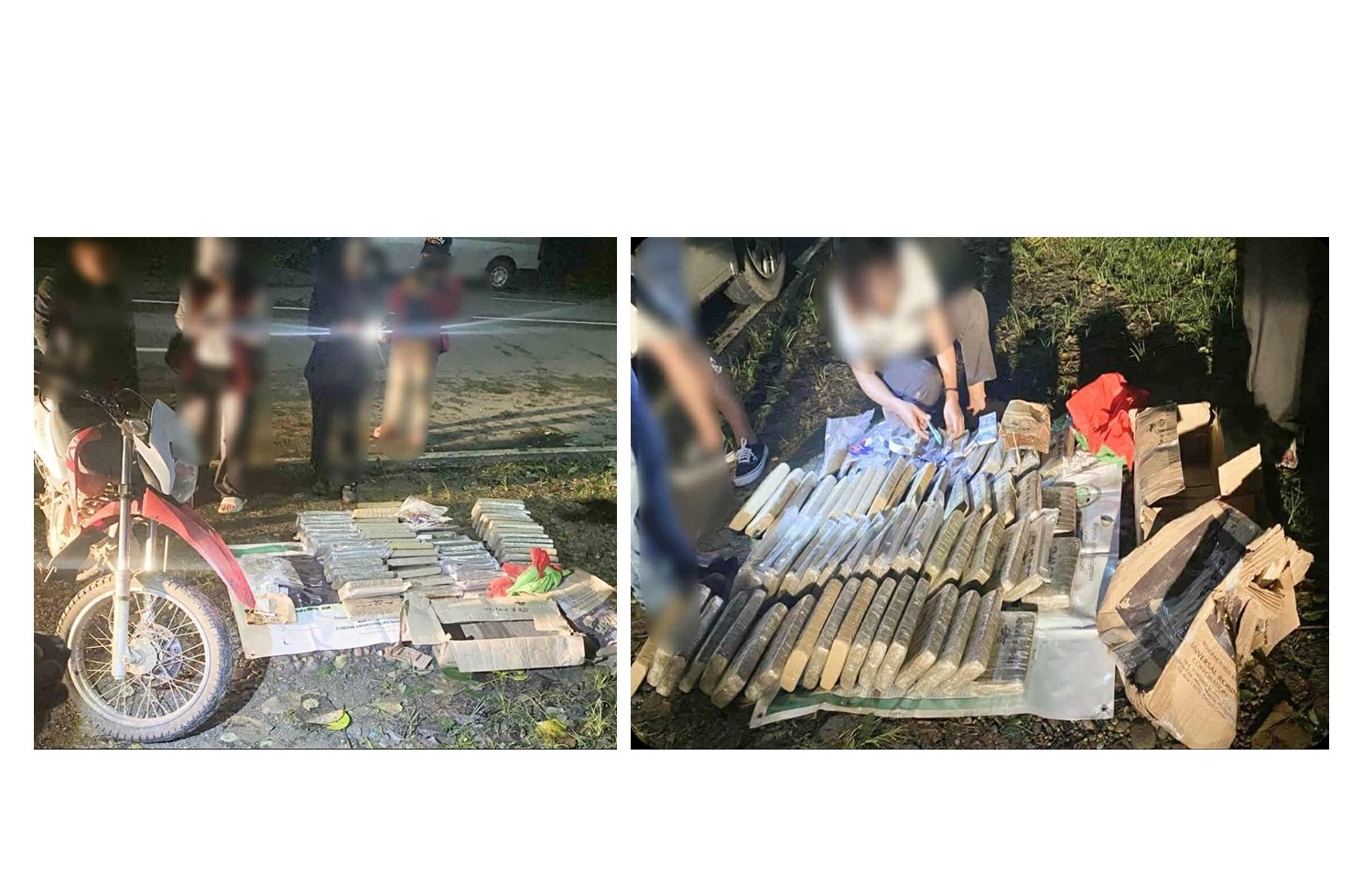P7.3 M WORTH OF MARIJUANA BRICKS SEIZED, SUSPECTS ELUDE ARREST