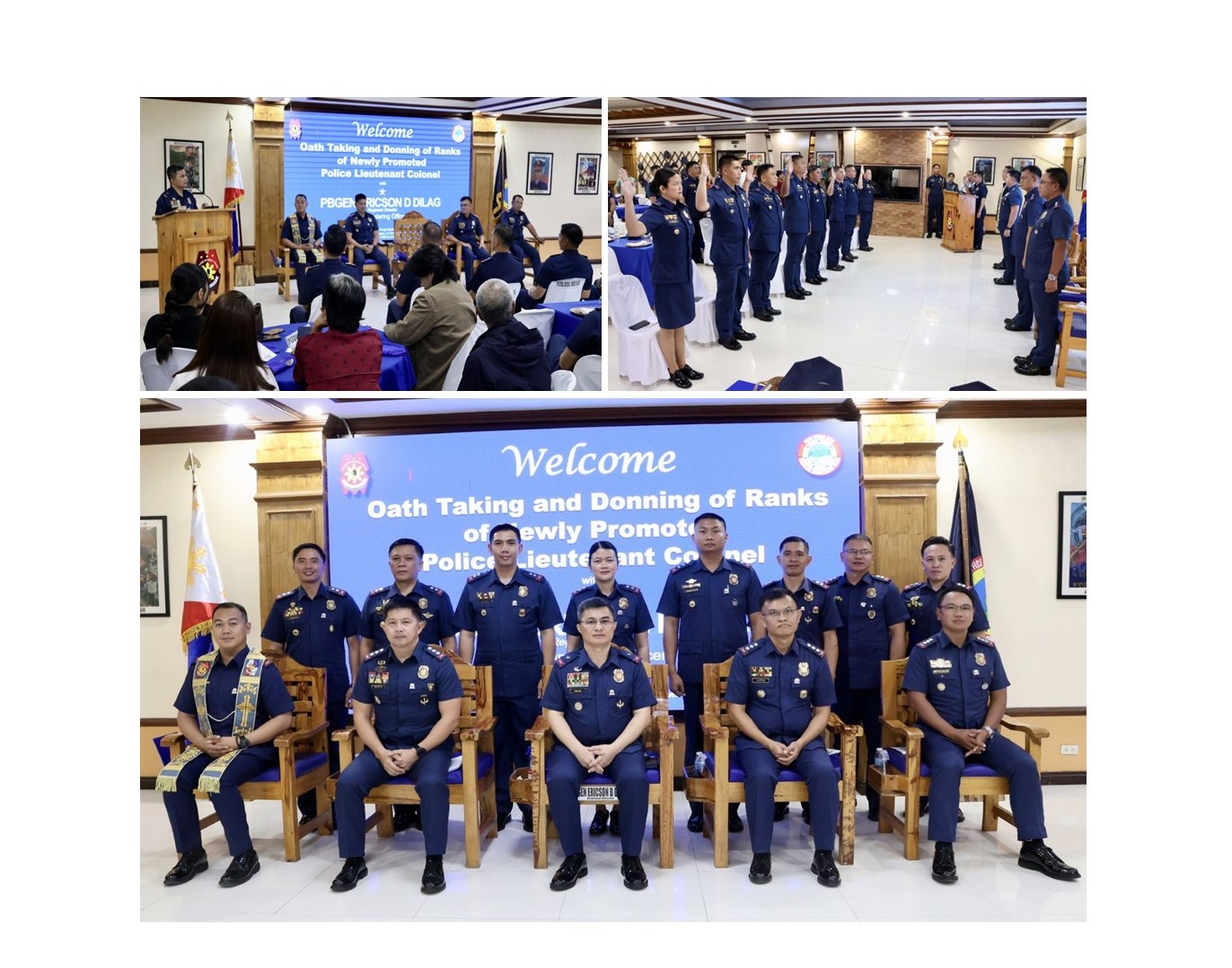 Eight PCOs Promoted to Next Higher Rank