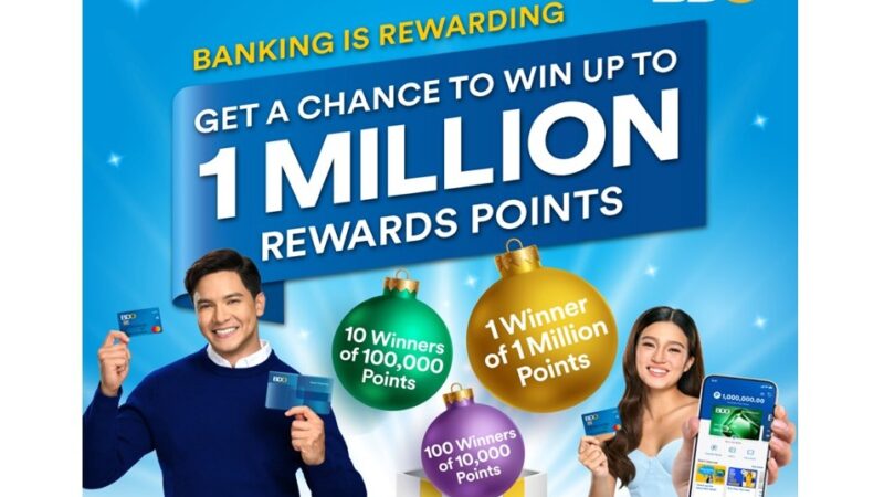 Alden’s advice: Save now and win 1 million Rewards Points with BDO