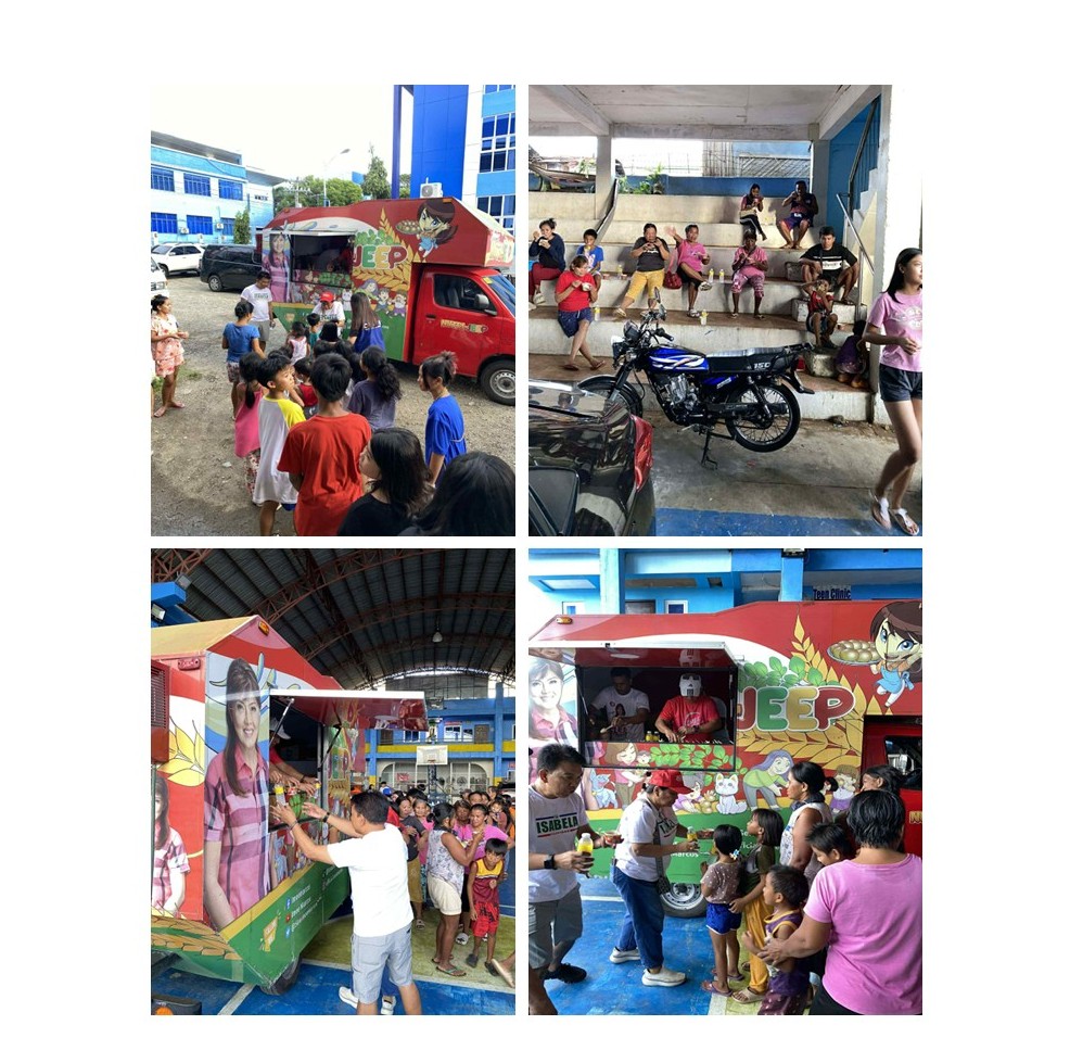 Nutri-jeep ni Sen. Imee Marcos, namahagi ng pagkain sa mga bakwit sa Lungsod ng Ilagan