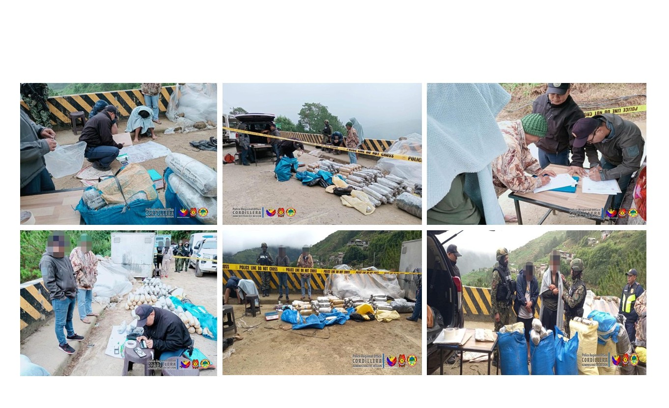 HOT PURSUIT OPERATION SA BENGUET NAGING MATAGUMPAY: MAHIGIT P17.7-M HALAGA NG MARIJUANA, NASABAT; DALAWANG DRUG PERSONALITIES, ARESTADO