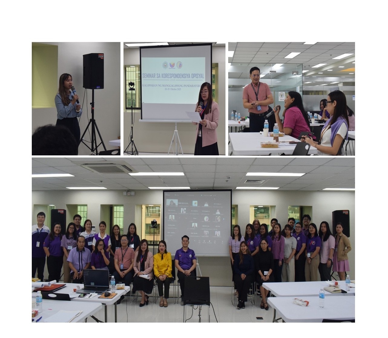 Seminar sa Korespondensiya Opisyal sa Kagawaran ng Manggagawang Pandarayuhan, Pinaigting