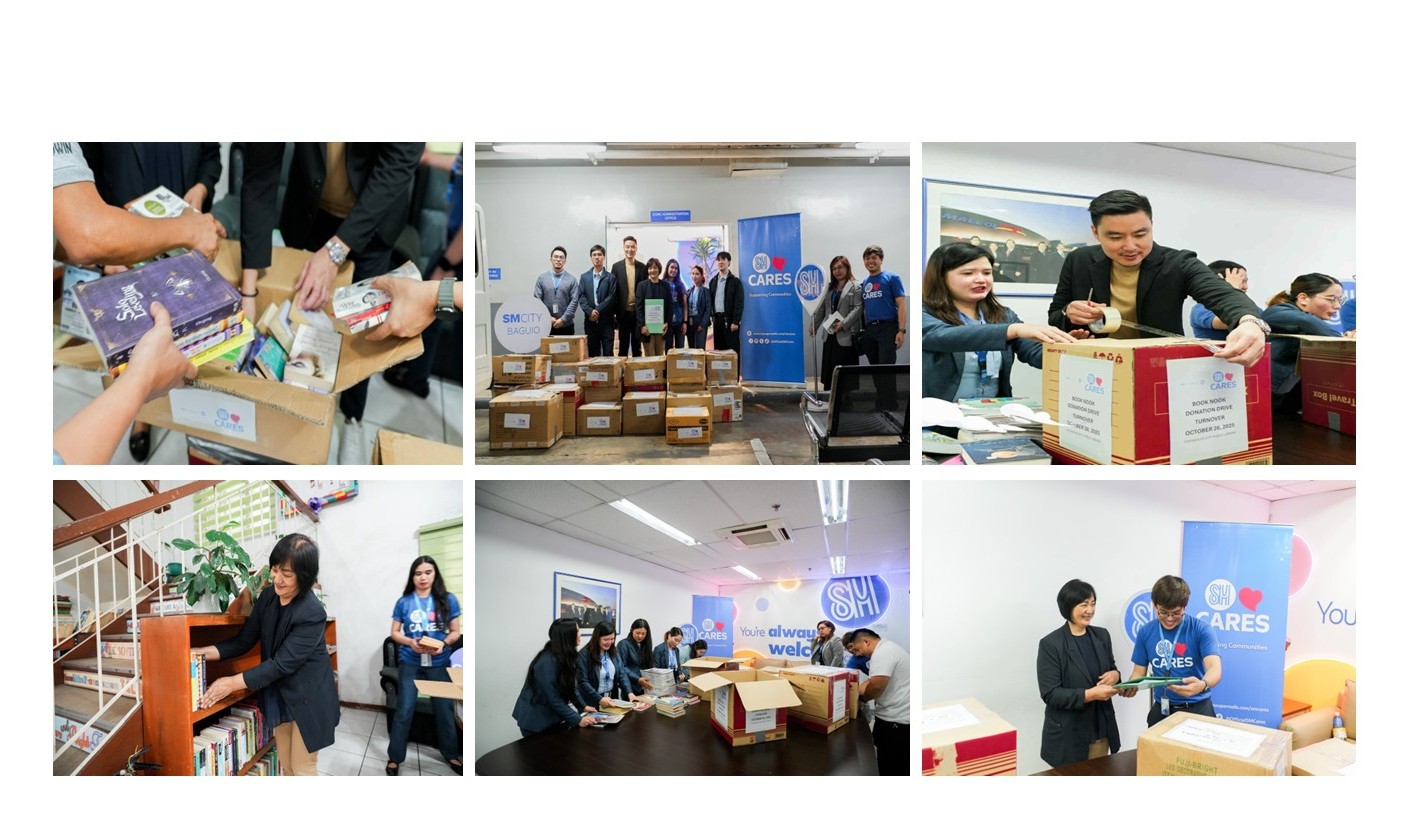SM Cares and SM City Baguio Turn Pages of Hope with Book Nook Donation Drive Turnover to Baguio City Public Library
