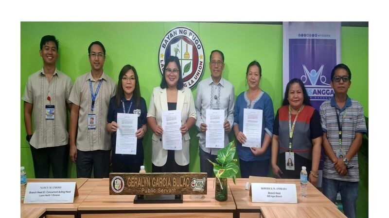 SSS Agoo partners with Pugo LGU for COS, JO workers’ social security protection