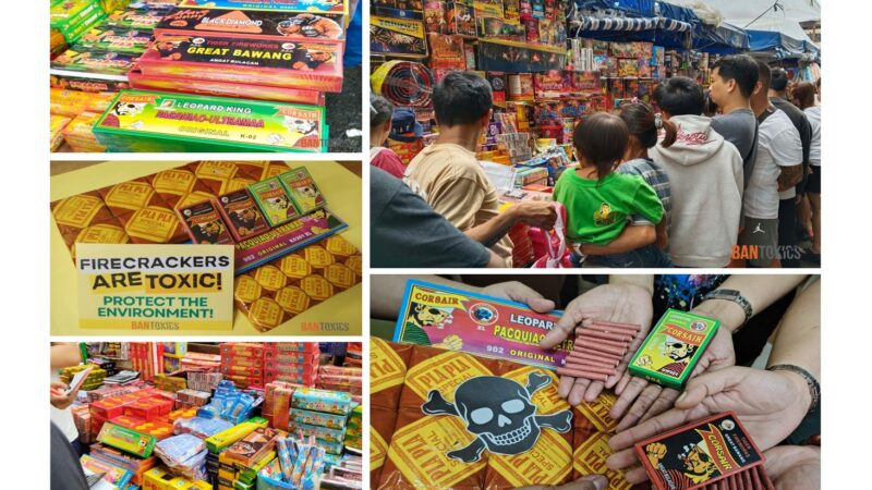 BAN Toxics Appeals to PNP and Regulatory Agencies to Intensify Action Against Illegal Firecrackers and Prevent Injuries to People and Animals