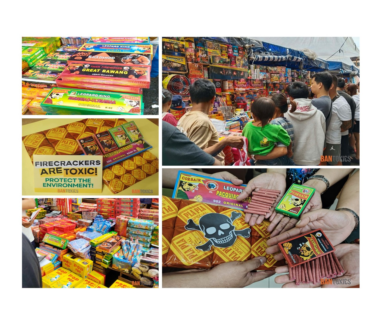 BAN Toxics Appeals to PNP and Regulatory Agencies to Intensify Action Against Illegal Firecrackers and Prevent Injuries to People and Animals