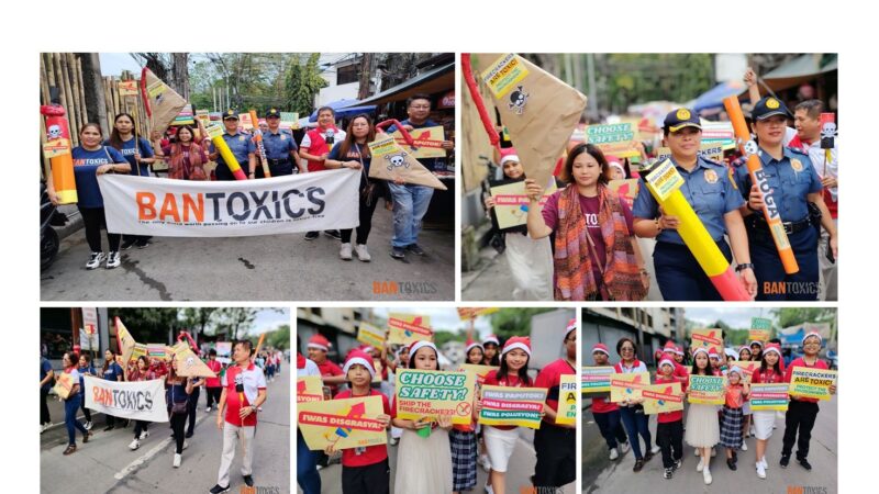BAN Toxics Leads ‘Iwas Paputok’ Campaign for Safe, Toxics-Free Holiday Celebrations