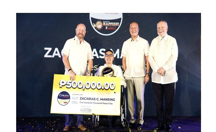 Literacy and Disability Inclusion Advocate Zacarias Mansing Jr Named as Cebuana Lhuillier’s 2025 Happiest Pinoy