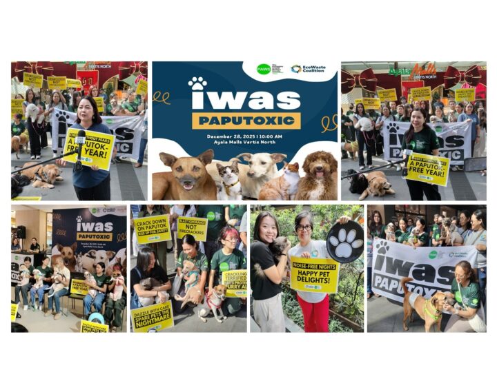 EcoWaste Coalition, PAWS Push “Iwas PapuToxic” to Protect Animals, Public Health, and the Environment Ahead of New Year’s Eve