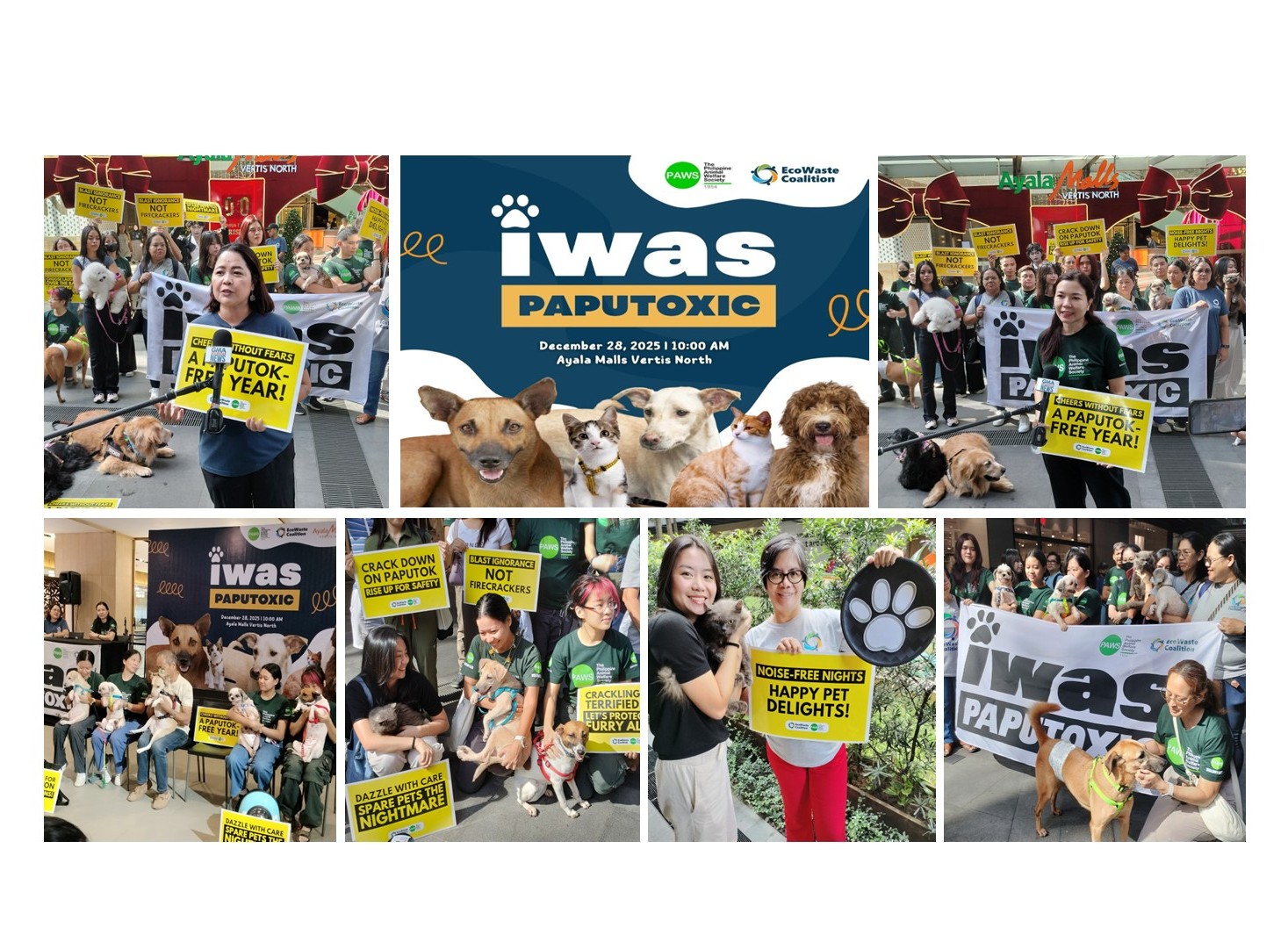 EcoWaste Coalition, PAWS Push “Iwas PapuToxic” to Protect Animals, Public Health, and the Environment Ahead of New Year’s Eve