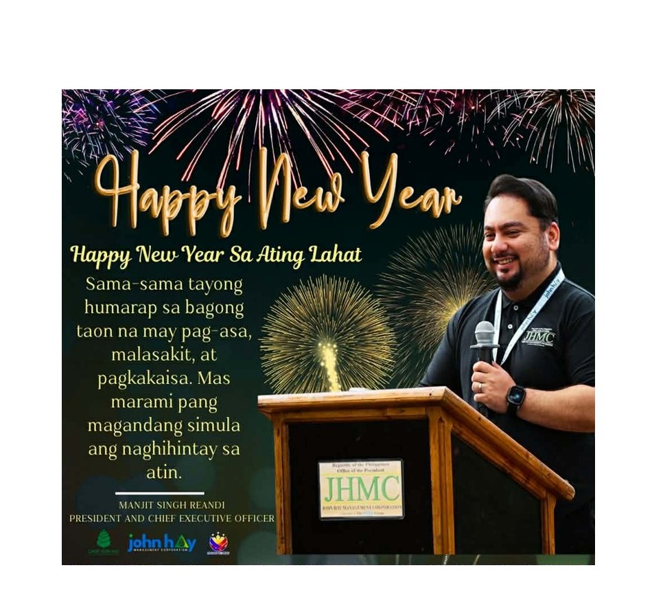 “Inspiring Unity and Renewal: New Year’s Message to the People of Baguio City” -JHMC, President and CEO Manjit Singh Reandi