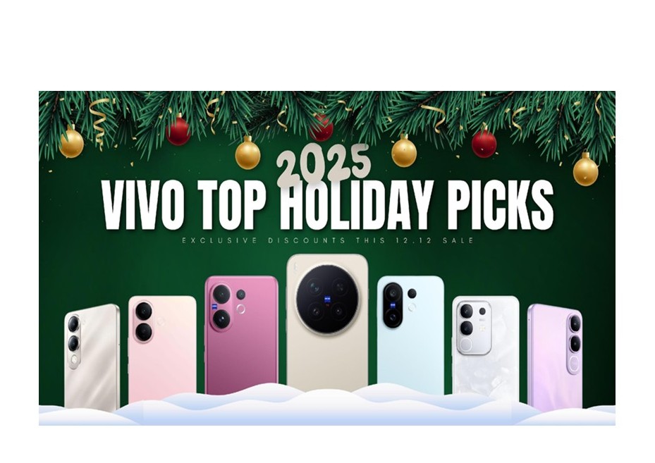 SHOP NOW: vivo Top Holiday Picks for 2025 Exclusive discounts on this 12.12 sale