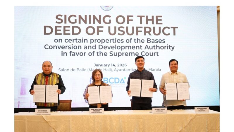 BCDA sets aside Camp John Hay site for Hall of Justice in Northern Luzon