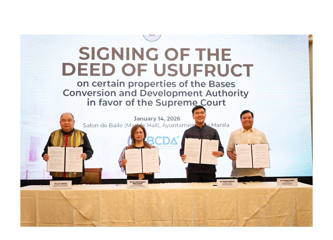 BCDA sets aside Camp John Hay site for Hall of Justice in Northern Luzon