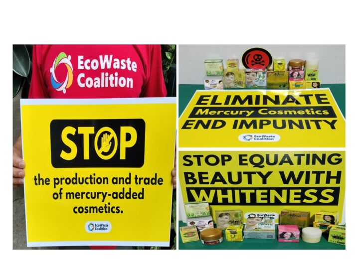 EcoWaste Coalition Tags 13 Skin Lightening Products Adulterated with Toxic Mercury