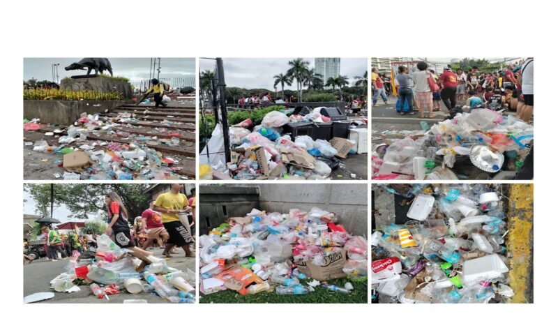 EcoWaste Coalition Laments Uninhibited Littering in Luneta and Quiapo as Millions of Devotees Take Part in Traslacion 2026
