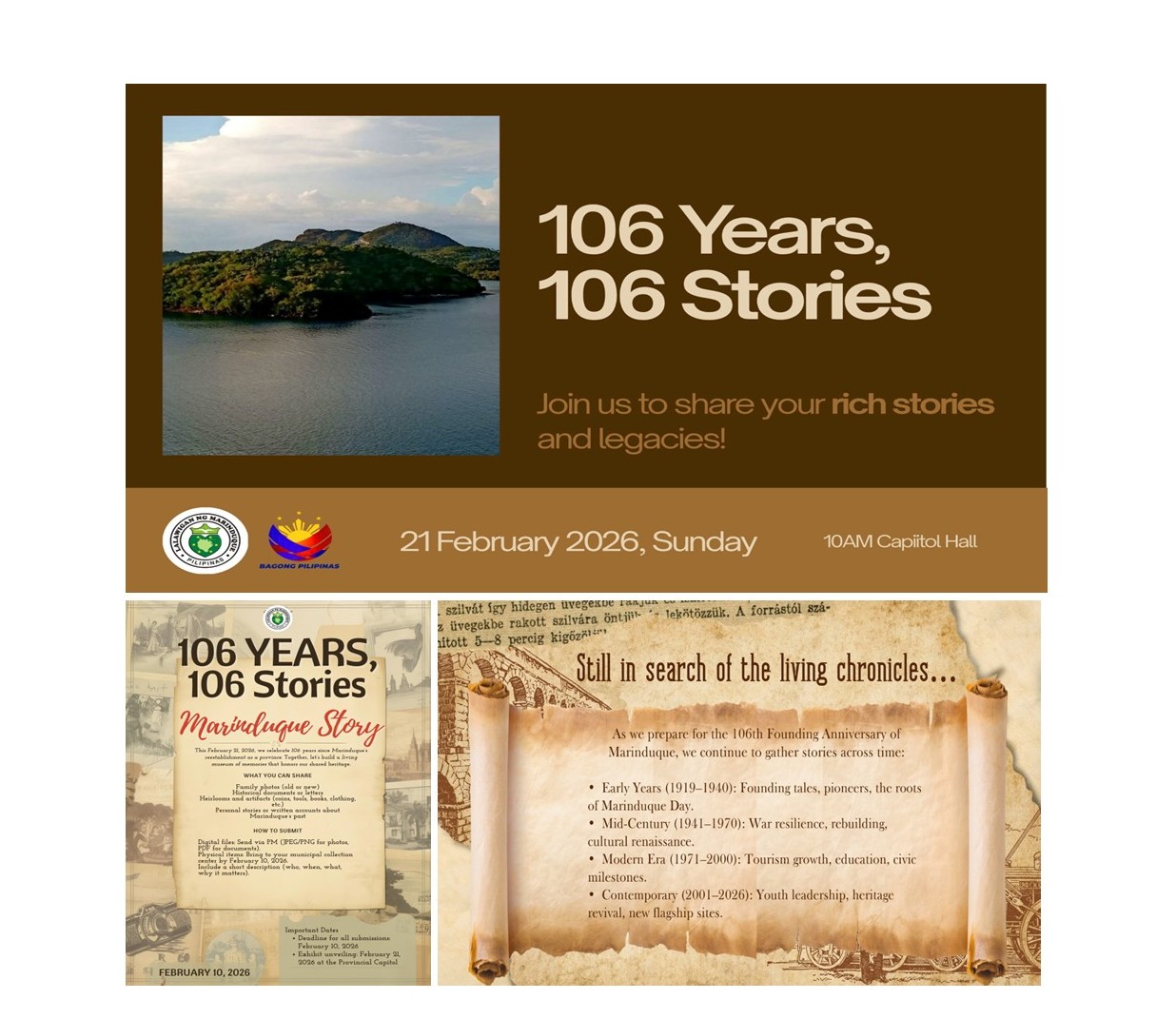 Marinduque Day hopes to build a collection for a Community Museum