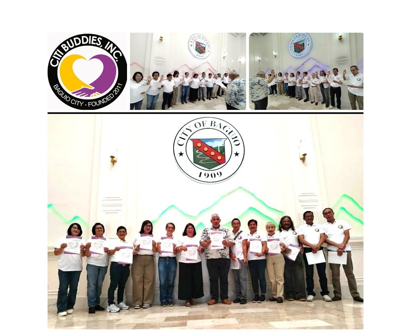 Vice Mayor Olowan Administers Oath to Newly Elected CITI Buddies Officers