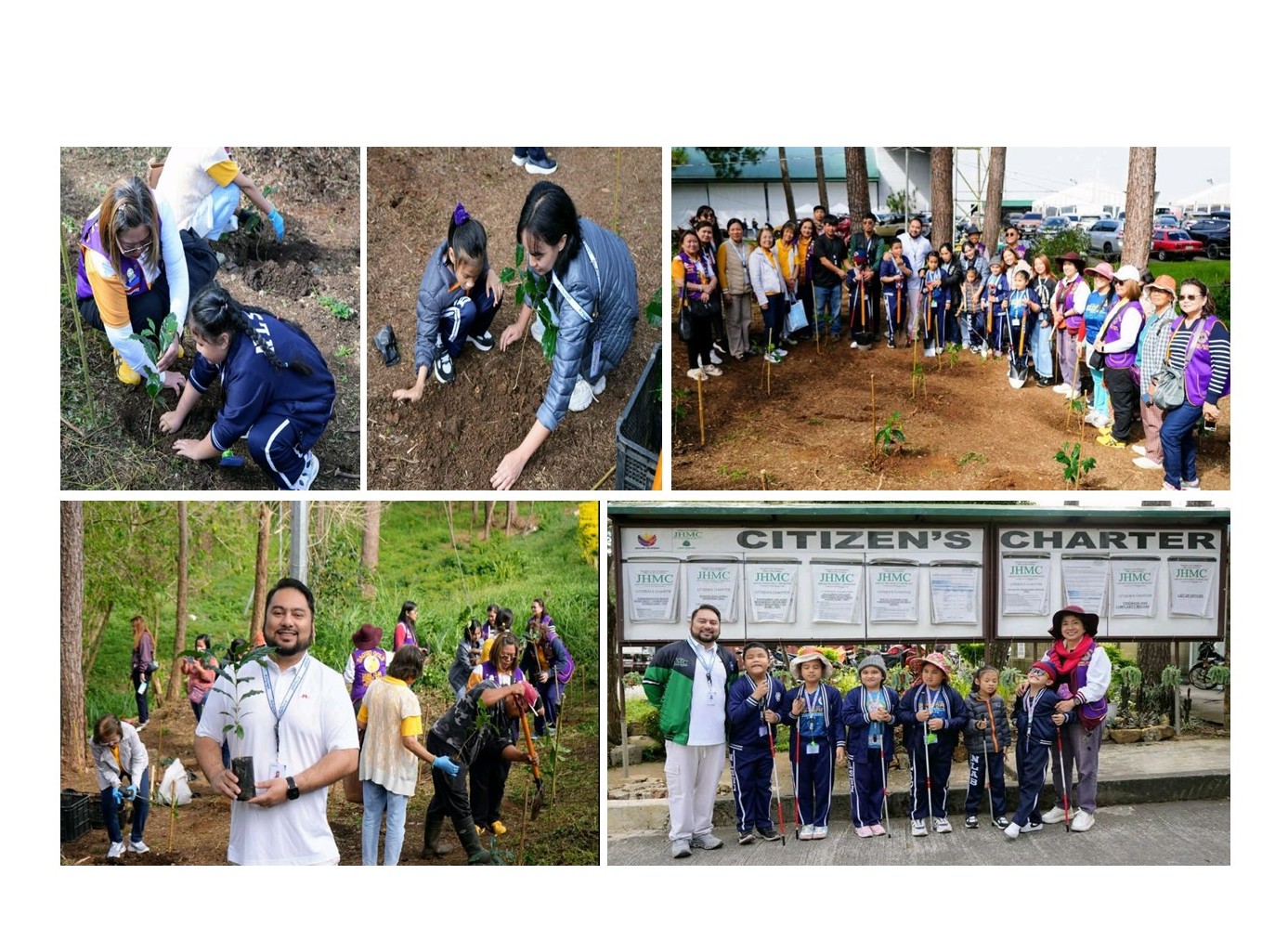 Mga Estudyanteng may Kapansanan sa Paningin, Nanguna sa Kauna-unahang Pagtatanim ng Kape sa Camp John Hay