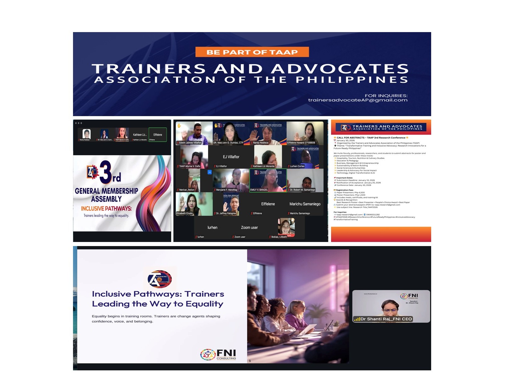 TAAP reaches milestone, opens call for Research Conference