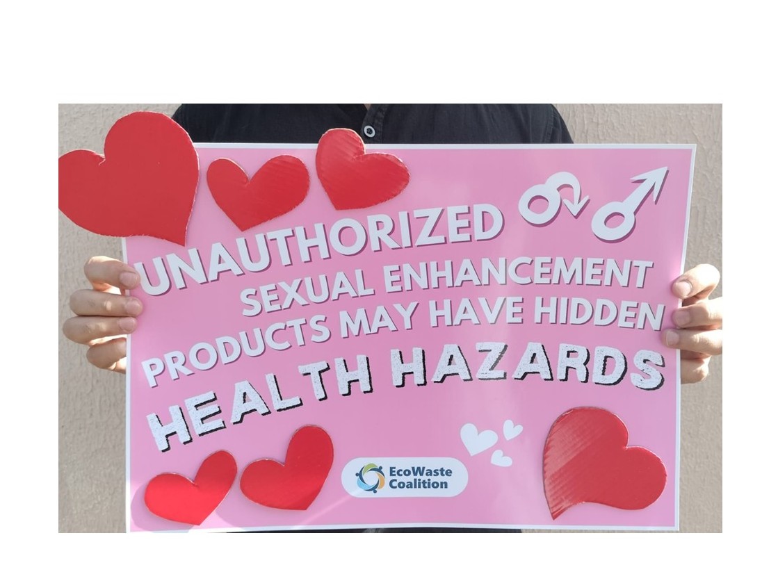 EcoWaste Coalition Cautions Men from Using Unregistered Sexual Enhancement Products