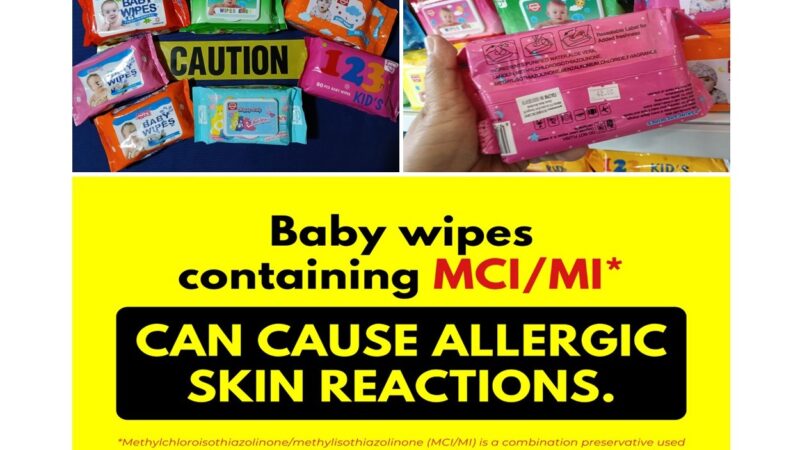 Reminder to Mothers and Caregivers: Be Wary of Baby Wipes with Allergy-Causing Ingredients