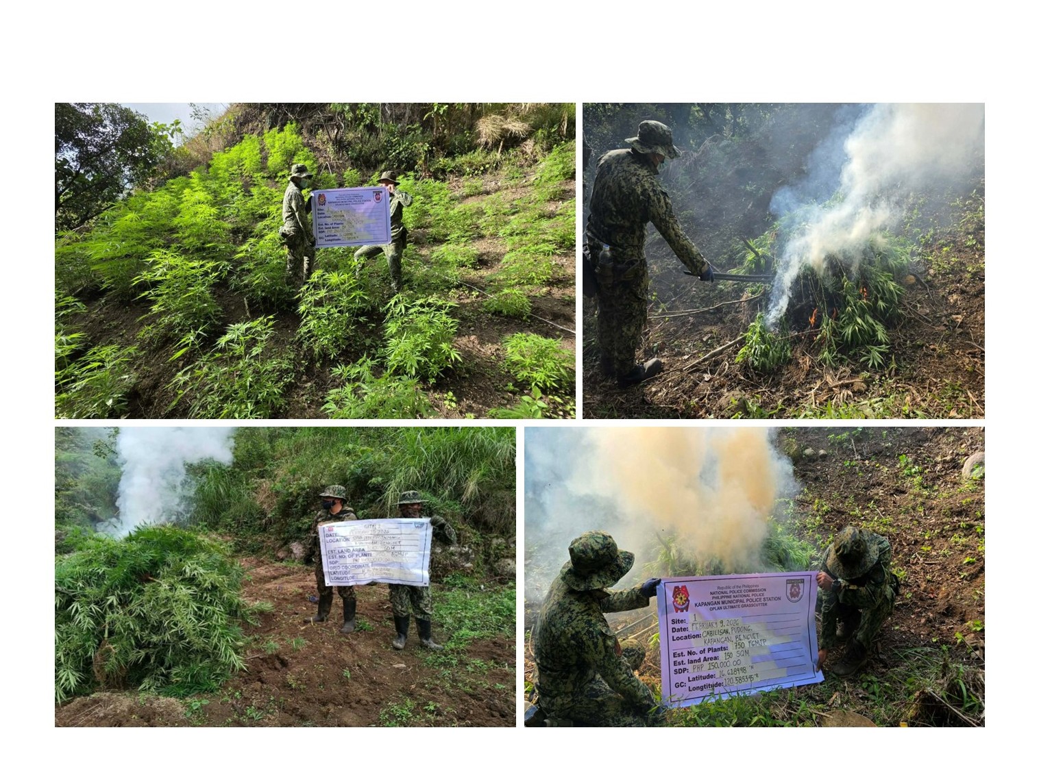 P84.2M Worth of Illegal Drugs Seized; 18 Drug Suspects Arrested in PRO CAR’s Weeklong Drug Ops