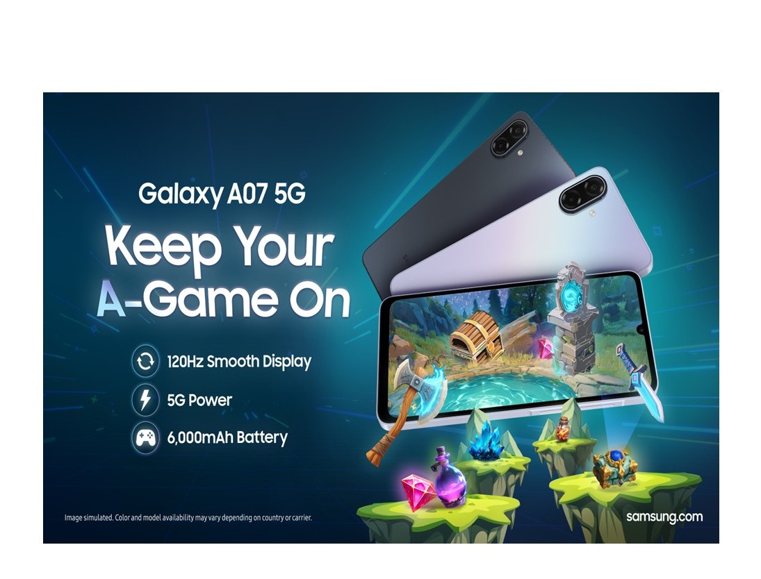 Power to Play, Stream, and Multitask All at Once with the new Samsung Galaxy A07 5G