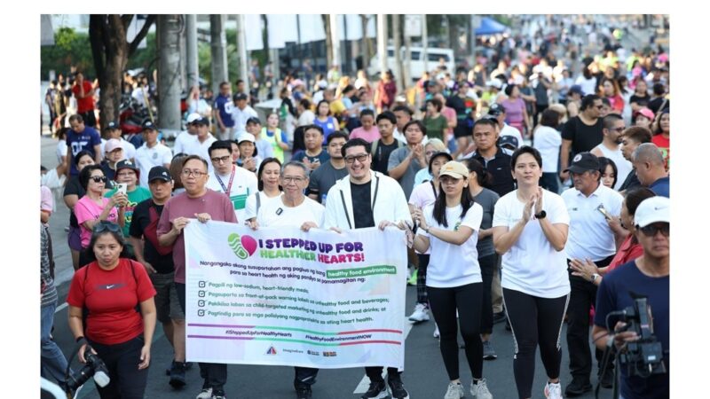 Solons, Quezon City, and Advocates March for Stronger Food Policies on Heart Health