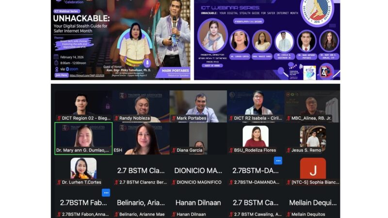 TAAP spends Vday with a “Unhackable” webinar for “Safer Internet Day”