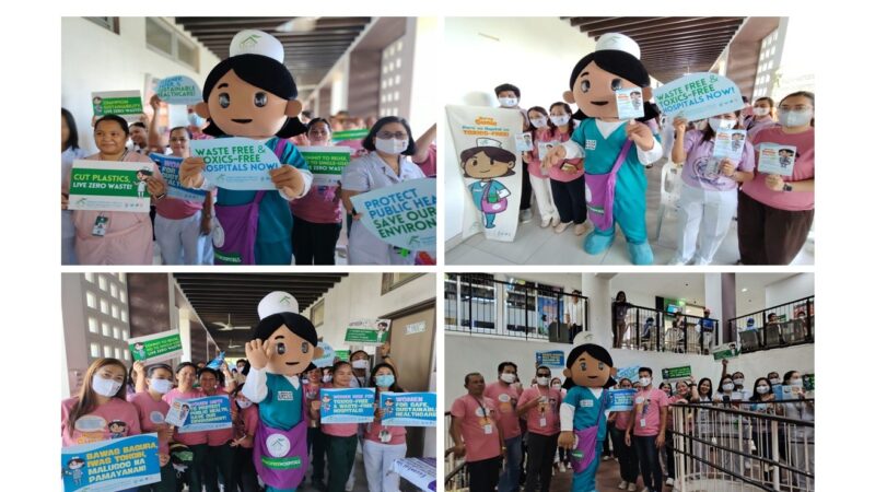Nurse Susie Calls to ‘Cut Plastic Use, Choose Reusables’ in Hospital Roadshow in Tacloban City