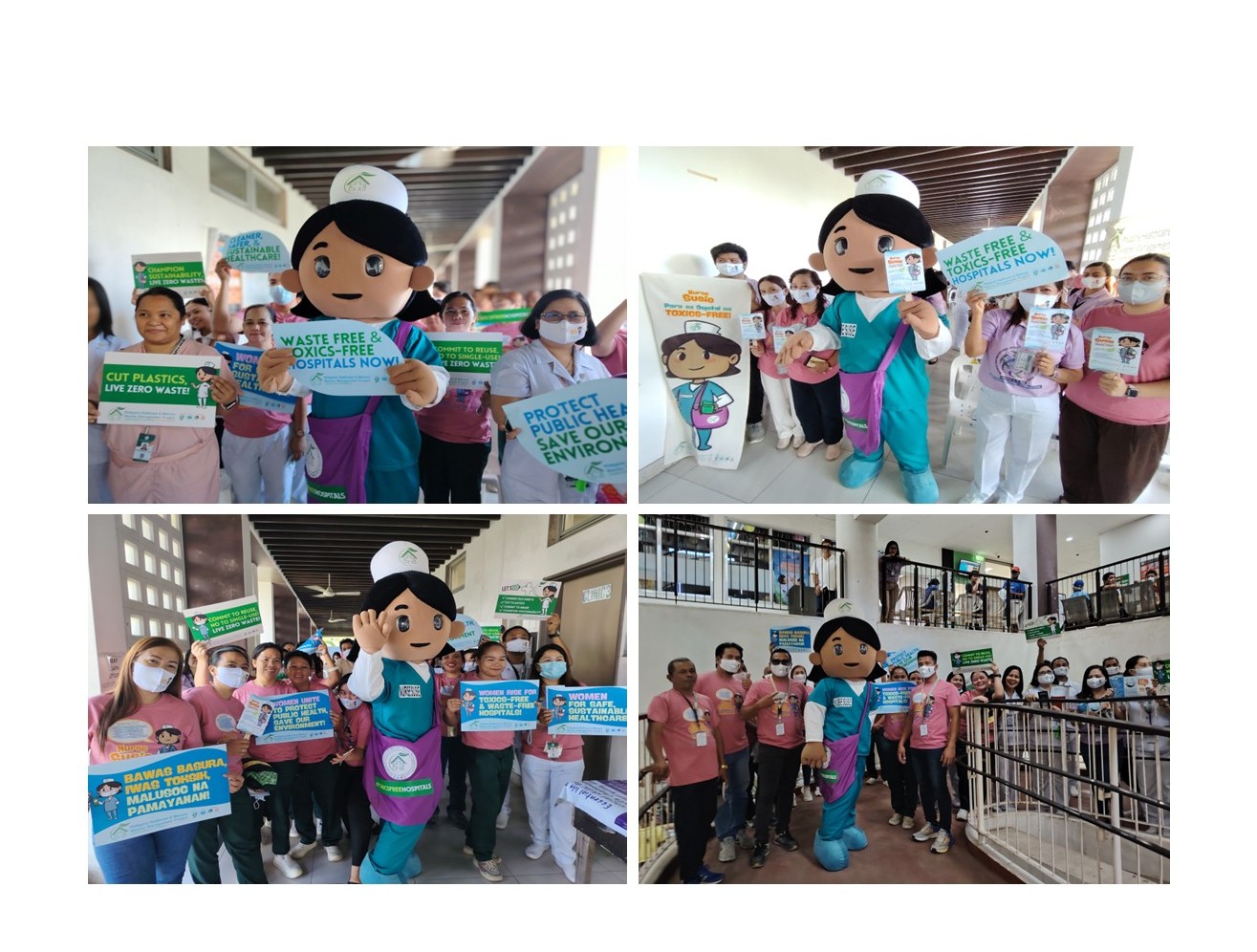 Nurse Susie Calls to ‘Cut Plastic Use, Choose Reusables’ in Hospital Roadshow in Tacloban City